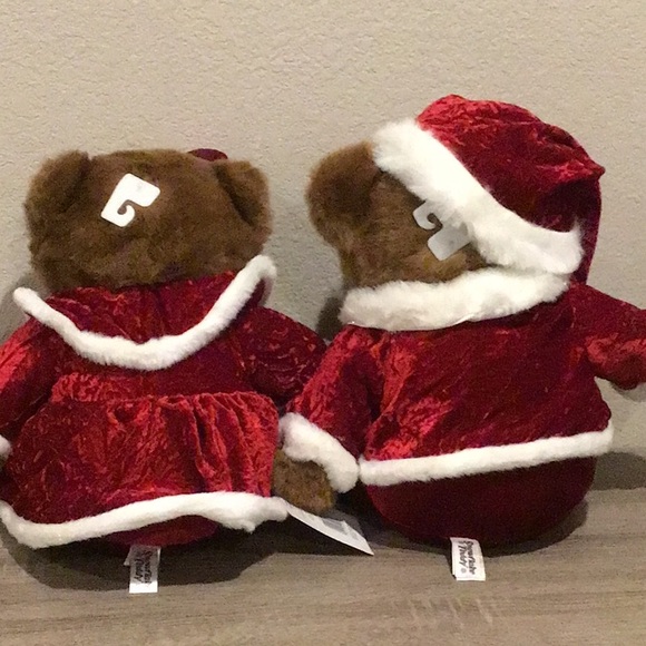 Set of 2 Christmas Plush Snowflake Teddy Bears Dan Dee 2005 Collector 22” - Picture 10 of 10